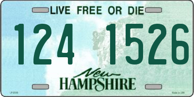 NH license plate 1241526