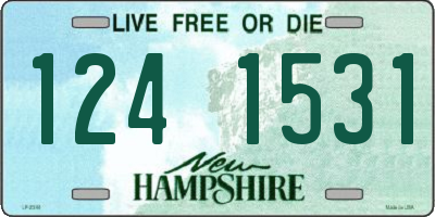 NH license plate 1241531