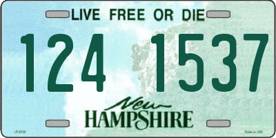 NH license plate 1241537