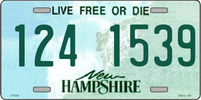 NH license plate 1241539