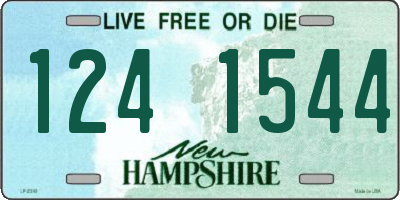 NH license plate 1241544