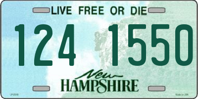 NH license plate 1241550
