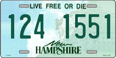 NH license plate 1241551