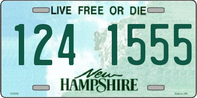 NH license plate 1241555