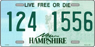 NH license plate 1241556