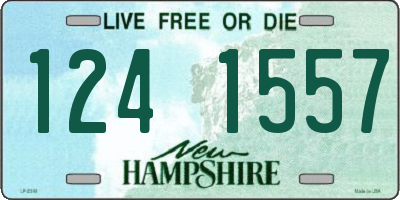 NH license plate 1241557