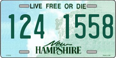 NH license plate 1241558