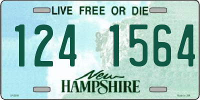 NH license plate 1241564