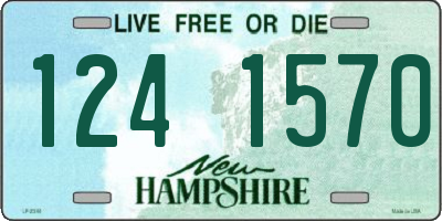 NH license plate 1241570