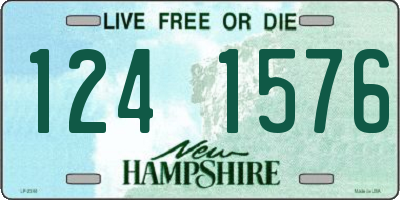 NH license plate 1241576