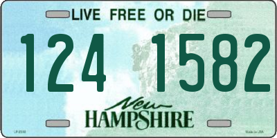 NH license plate 1241582