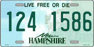 NH license plate 1241586