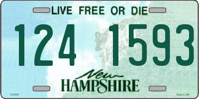NH license plate 1241593