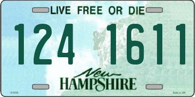 NH license plate 1241611