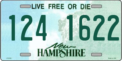 NH license plate 1241622
