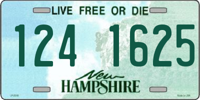 NH license plate 1241625