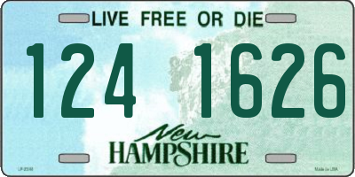 NH license plate 1241626
