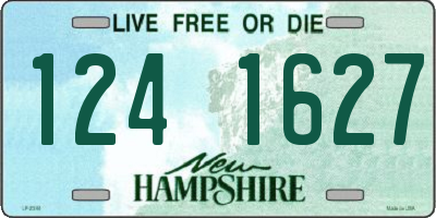 NH license plate 1241627