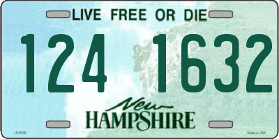 NH license plate 1241632