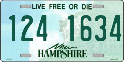 NH license plate 1241634