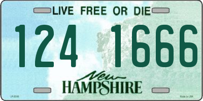 NH license plate 1241666