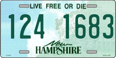 NH license plate 1241683