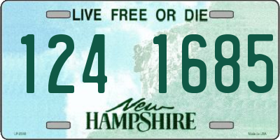 NH license plate 1241685