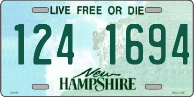 NH license plate 1241694