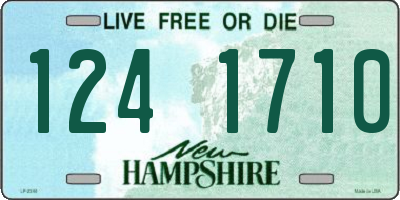 NH license plate 1241710