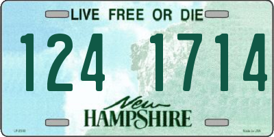 NH license plate 1241714