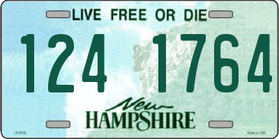 NH license plate 1241764