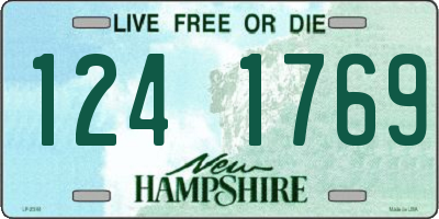 NH license plate 1241769