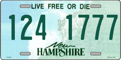 NH license plate 1241777