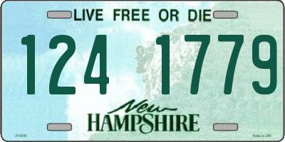NH license plate 1241779
