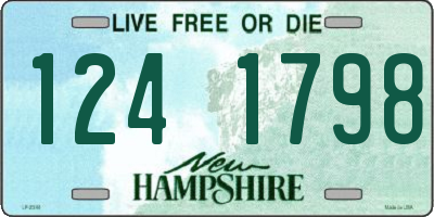 NH license plate 1241798