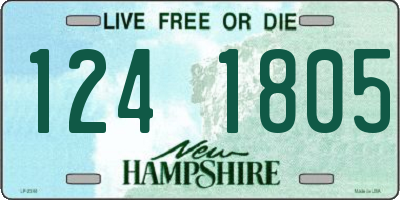 NH license plate 1241805