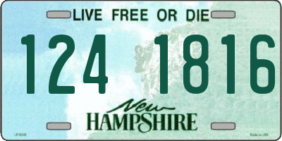 NH license plate 1241816