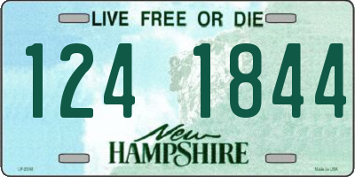 NH license plate 1241844