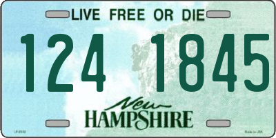 NH license plate 1241845