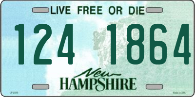 NH license plate 1241864