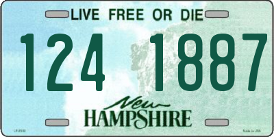 NH license plate 1241887