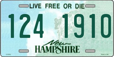 NH license plate 1241910