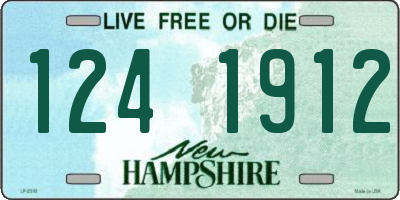 NH license plate 1241912