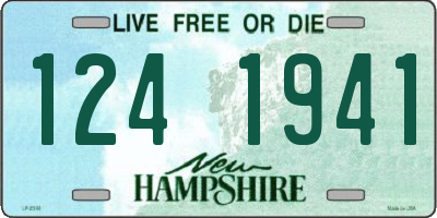 NH license plate 1241941