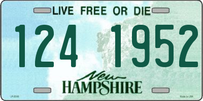 NH license plate 1241952