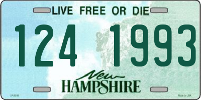 NH license plate 1241993