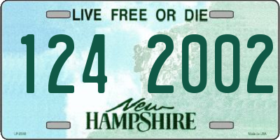 NH license plate 1242002