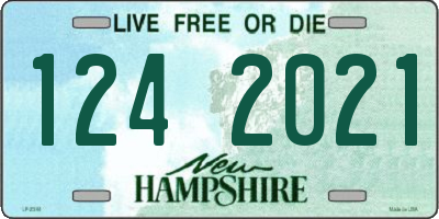 NH license plate 1242021