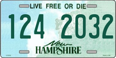 NH license plate 1242032