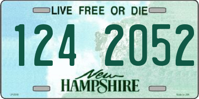 NH license plate 1242052